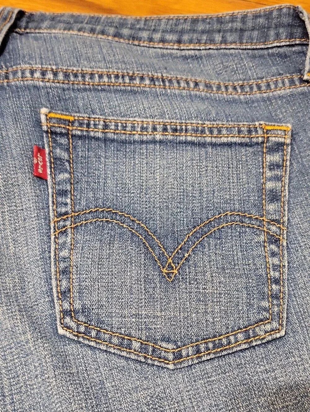 Levi's Blue Denim Jean Shorts